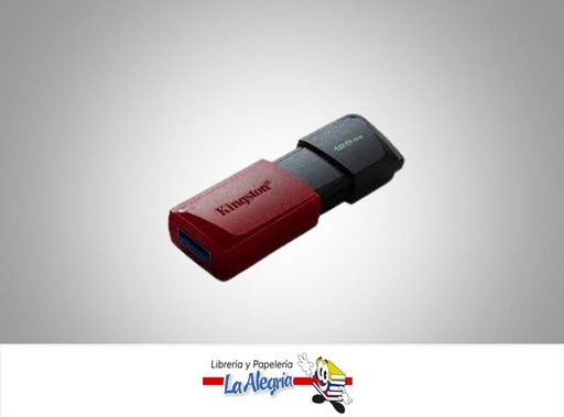 [740617326376] PENDRIVE DATA TRAVEL EXODIA 128 GB 3.2 U MARCA KINGSTON   