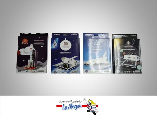 [7450112131308] ROMPECABEZA 3D NAVES ESPACIALES MARCA CHANGZHENG