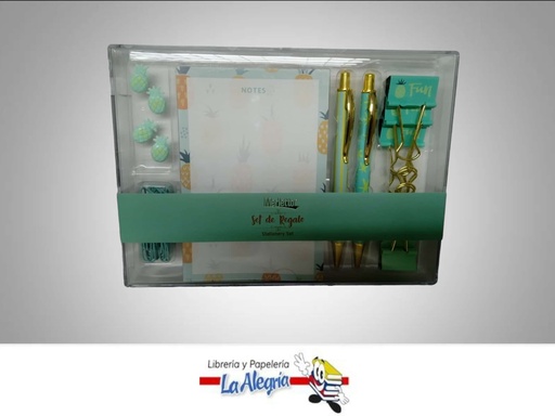 [7450112686280] SET DE OFICINA REGALO LUJO 7808513009 6 PZA VER MARCA MERLETTO