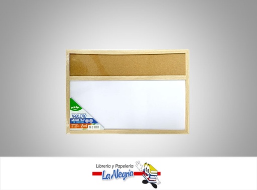 [7453010056902] TABLERO BLANCO-CORCHO 2 EN 1MAGNETICO CW4060W 40X60 CM MARCA POINTER