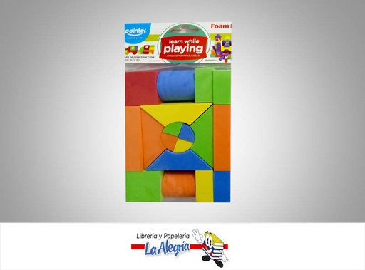 [7453010061531] JUEGO EDUCATIVO BLOQUES P/ARMAR UND MARCA POINTER   