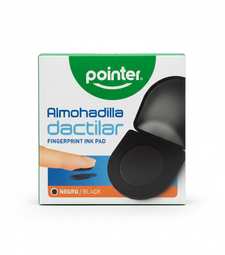 [7453010077457] ALMOHADILLA DACTILAR FINGER PRINT ATS125 7X7CM MARCA POINTER