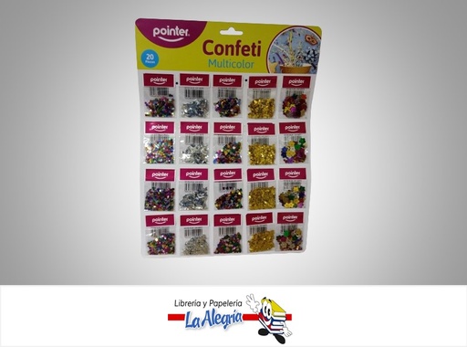 [7453010078430] CONFETI FIGURA SLN201W MULTICOLOR UND MARCA POINTER