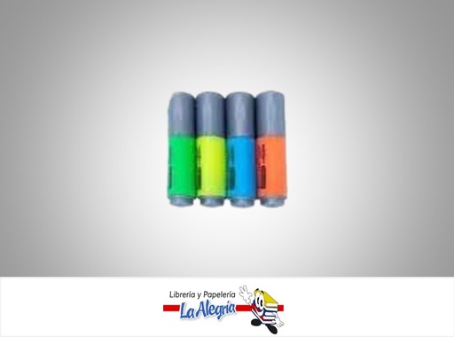 [7453038408387] RESALTADOR MINI FP236812; 4 COLORES MARCA POINTER