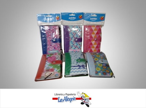 [7453038409735] LIBRETA NOTA EMPASTADO BRG1217N 15X9CM CON BOLIGRAFO MARCA POINTER