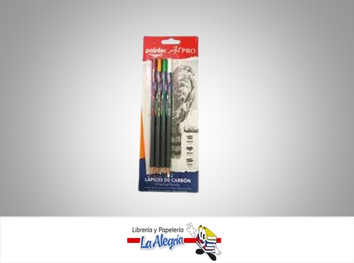 [7453038412506] LAPIZ CARBONCILLO CP-2247 SET DE 4 MARCA POINTER