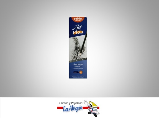 [7453038415507] LAPIZ DE DIBUJO HEXAGONAL DP-6ST SET 6 PIEZAS  MARCA POINTER