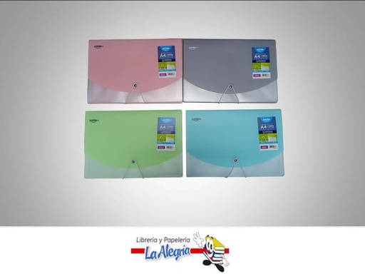 [7453038446273] ARCHIVADOR EXPANDIBLE PLASTICO CARTA 4 C MARCA POINTER   FL1-04-FC