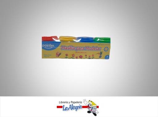 [7453038454131] PLASTIDEDOS DGH460; 60GR 4 COLORES MARCA POINTER