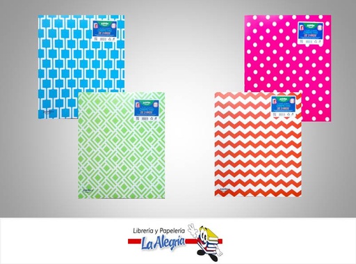 [7453010082819] CARPETA 3 AROS 1'' CARTA ESTAMPADA MARCA POINTER   
