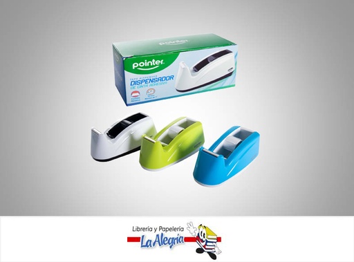 [7453038455961] DISPENSADOR DE CINTA MEDIANO TD1910C 18MM COLOR UND MARCA POINTER