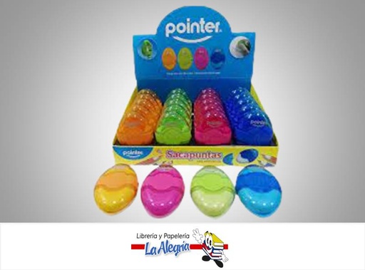 [7453038466394] SACAPUNTA CON DEPOSITO PLASTICO/BORRADOR UND MARCA POINTER