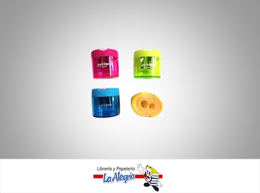 [7453078547640] SACAPUNTA CON DEPOSITO DOBLE  SH17503; 4 COLORES MARCA POINTER