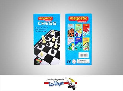 [7453078549897] JUEGO AJEDREZ MAGNETICO MARCA TRAVEL GAMES   