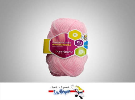 [7453086100905] ESTAMBRE ESC 15 GR ROSA PASTEL UND 638 MARCA BAMBARY   