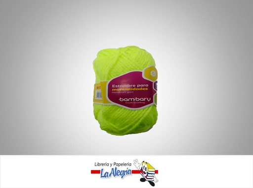 [7453086100929] ESTAMBRE ESC 15 GR AMARILLO NEON UND MARCA BAMBARY   