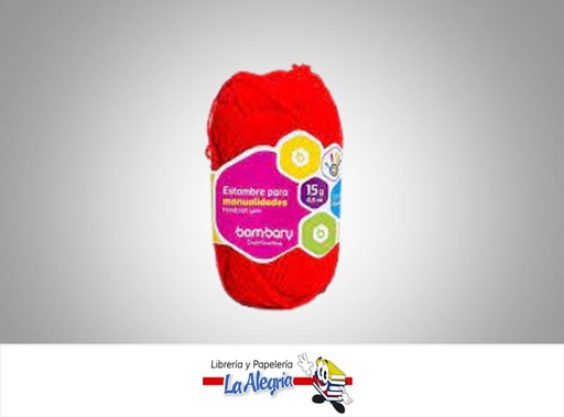 [7453086100943] ESTAMBRE ESCOLAR ROJO REF./115 UND MARCA BAMBARY