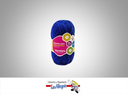 [7453086100974] ESTAMBRE ESCOLAR 15 GR AZUL UND MARCA BAMBARY