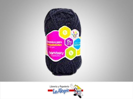 [7453086101056] ESTAMBRE ESCOLAR 15 GR NEGRO UND MARCA BAMBARY