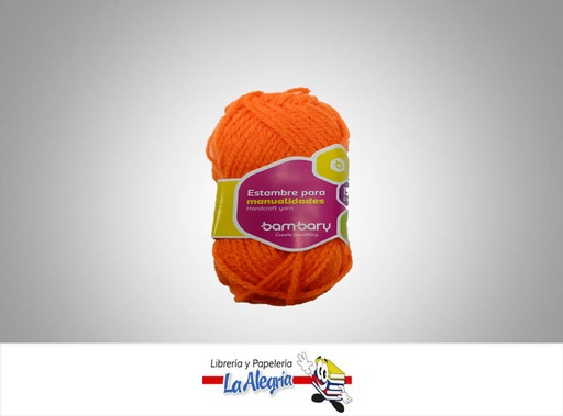 [7453086101063] ESTAMBRE ESCOLAR 15 GR NARANJA NEON UND MARCA BAMBARY   