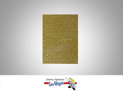 [7453086107317] CARTON CORRUGADO ESCARCHADO 112-5555/070  A4 PAQ 6 COLORES MARCA BAMBARY