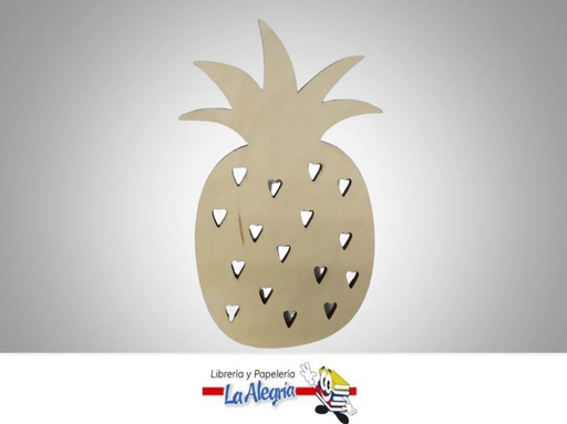 [7453086113868] FIGURA PIÑA MADERA MARCA BAMBARY