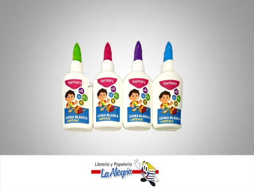 [7453086116739] PEGA LIQUIDA BLANCA 40 ML MARCA BAMBARY   