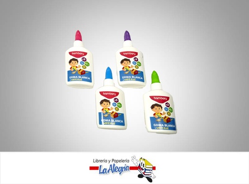 [7453086116746] PEGA LIQUIDA BLANCA 60 ML MARCA BAMBARY   