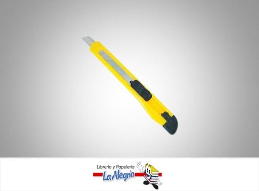 [7453086118092] CUCHILLA RETRACTIL PLASTICA 9MM # 5 INOX MARCA BAMBARY   