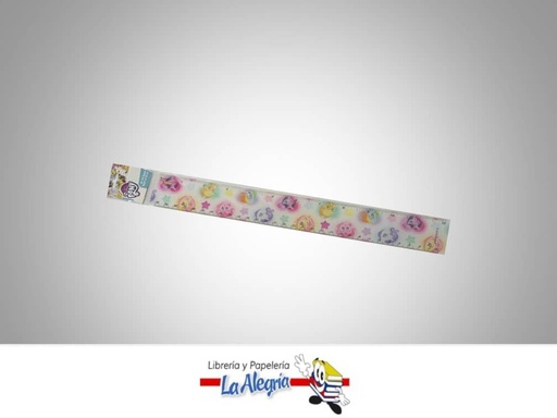 [7453091303797] REGLA PLASTICA 30 CM MY LITTLE PONY MARCA ARTESCO   