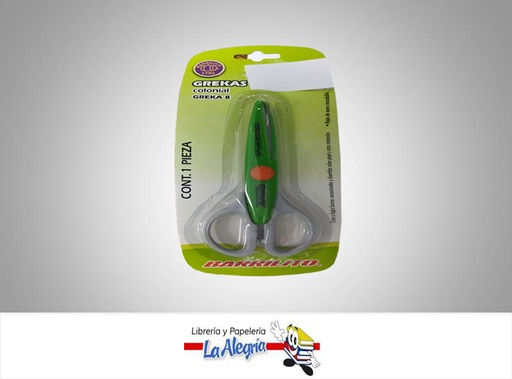 [7501214950080] TIJERA 6'' GREKAS 8 COLONIAL UND MARCA BARRILITO   