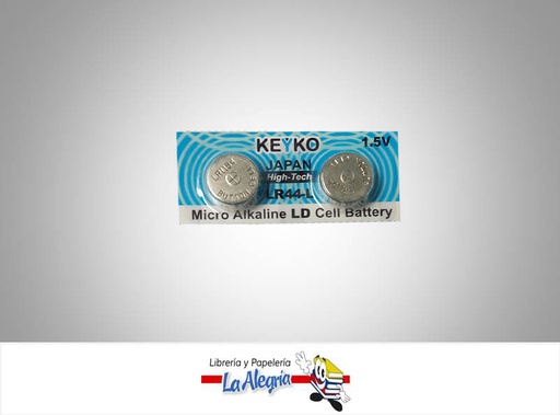 [753182266916] PILA DE BOTON LR44 MICRO ALCALINA 1,5V 2UND MARCA KEYKO   