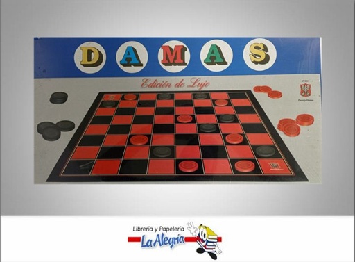 [7590001322001] JUEDO D/DAMAS EDICION LUJO MARCA FAMILY GAMES   