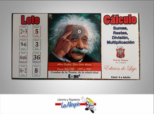 [7590001368313] JUEGO D/LOTO CALCULO MARCA FAMILY GAMES   