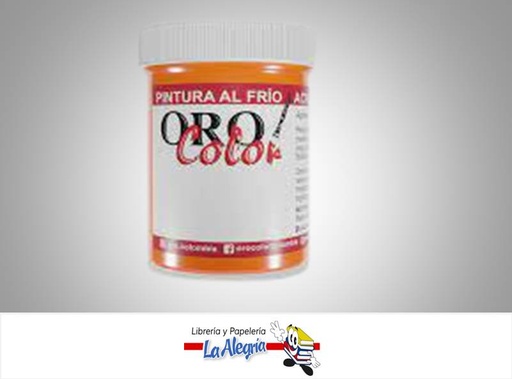 [7590015000391] PINTURA AL FRIO 60CC F008 MELOCOTON MARCA ORO COLOR   