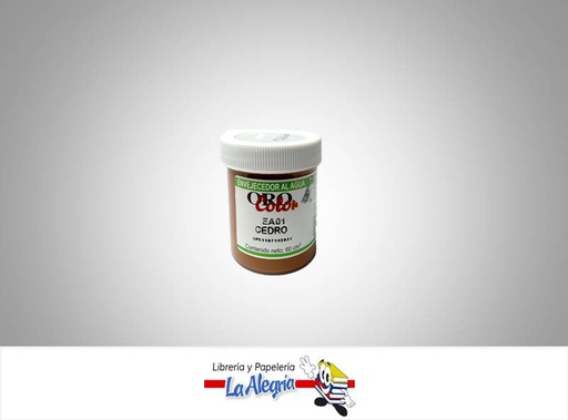 [7590015002678] ENVEJECEDOR AL AGUA EA01 60CC CEDRO MARCA ORO COLOR   