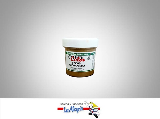 [7590015003293] PINTURA PERLADA 22CC P06 DORADO MARCA ORO COLOR
