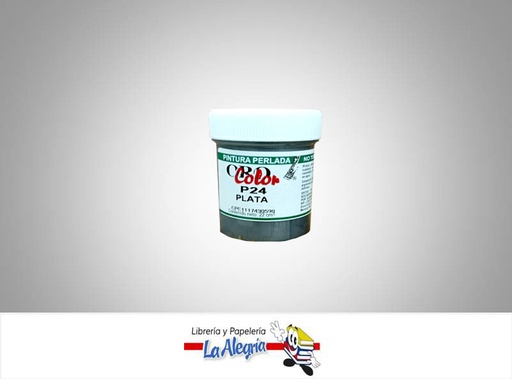 [7590015003477] PINTURA PERLADA 22CC P24 PLATA MARCA ORO COLOR