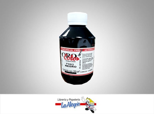 [7590015006720] PINTURA AL FRIO 250CC F083 NEGRO MARCA ORO COLOR