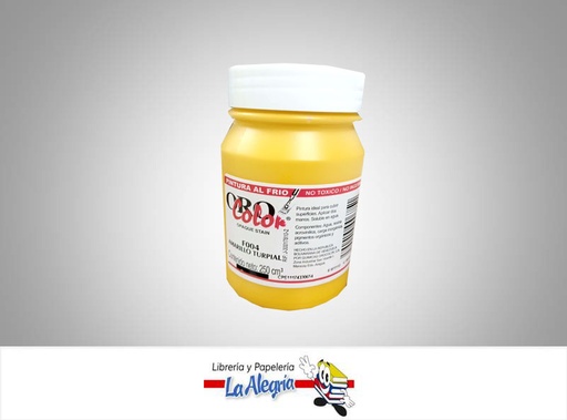 [7590015006751] PINTURA AL FRIO 250CC F004 AMARILLO TURPIAL MARCA ORO COLOR