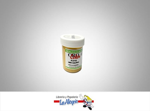 [7590015015340] METALICO AL AGUA 60CC F216 ORO CALIPSO MARCA ORO COLOR   