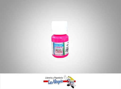 [7590015036147] PINTURA PARA TELA TX405 30CC ROSA NEON MARCA ORO COLOR
