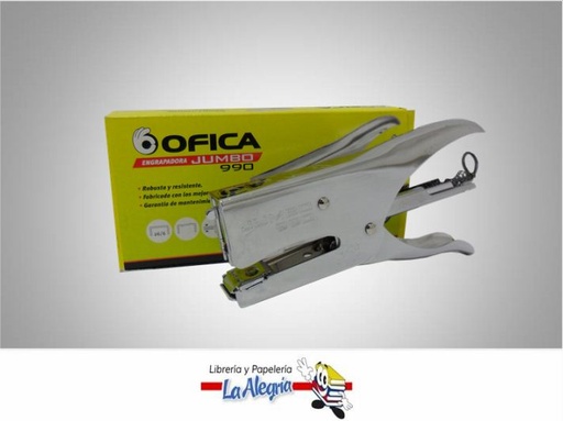 [7591147006398] ENGRAPADORA ALICATE 26/6/COR 40H JUMBO MARCA OFICA   
