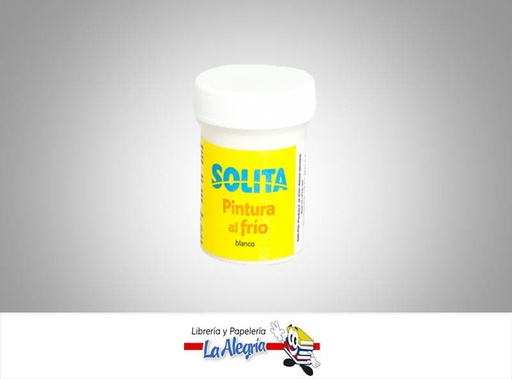 [7591147015086] PINTURA AL FRIO 60ML BLANCO MARCA SOLITA   