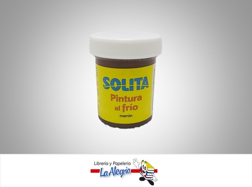 [7591147015109] PINTURA AL FRIO 60ML MARRON MARCA SOLITA   