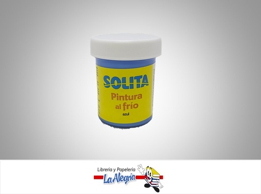 [7591147015123] PINTURA AL FRIO 60ML AZUL MARCA SOLITA   