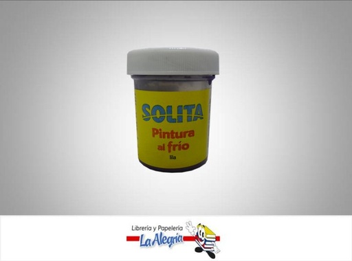[7591147015161] PINTURA AL FRIO 60ML LILA MARCA SOLITA   