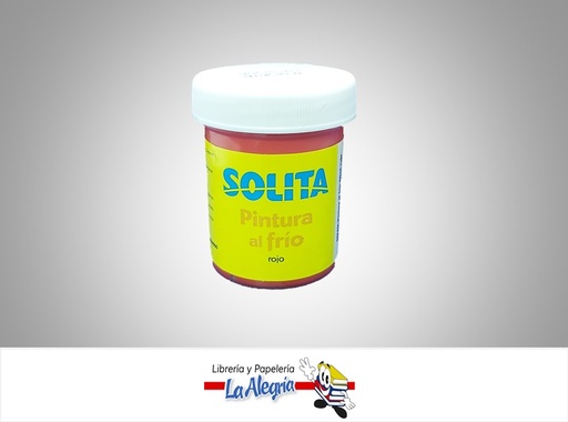[7591147015208] PINTURA AL FRIO 60ML ROJO MARCA SOLITA   