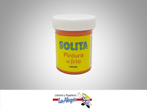[7591147015260] PINTURA AL FRIO 60ML NARANJA MARCA SOLITA   