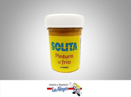 [7591147017035] PINTURA AL FRIO 60ML MOSTAZA MARCA SOLITA   
